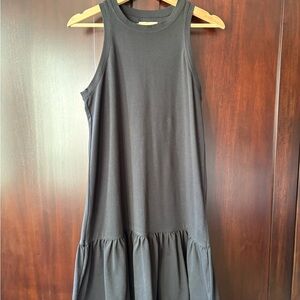 Madewell, Drop-Waist Black Sleeveless Dress, NWOT